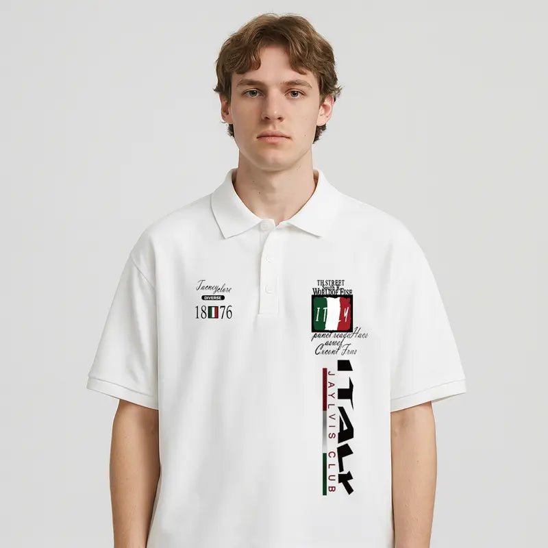 Leve 2 Pague 1 - Camisa Polo Masculina Italiana + Relógio (brinde)