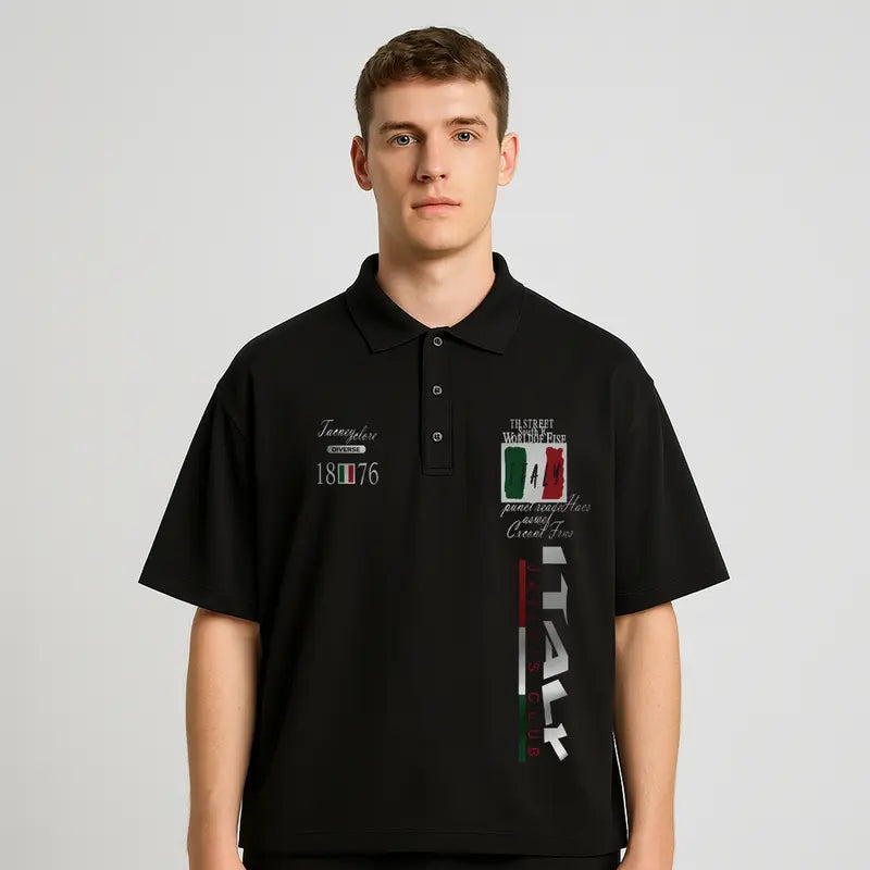 Leve 2 Pague 1 - Camisa Polo Masculina Italiana + Relógio (brinde)