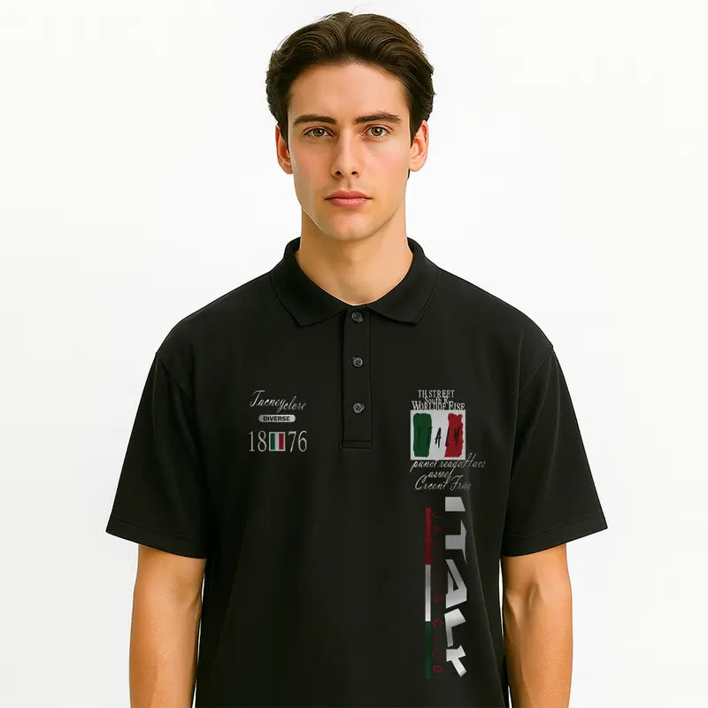 Leve 2 Pague 1 - Camisa Polo Masculina Italiana + Relógio (brinde)