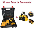 Parafusadeira e Furadeira Sem Fio 48v + 2 Baterias (brinde)