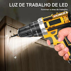 Parafusadeira e Furadeira Sem Fio 48v + 2 Baterias (brinde)