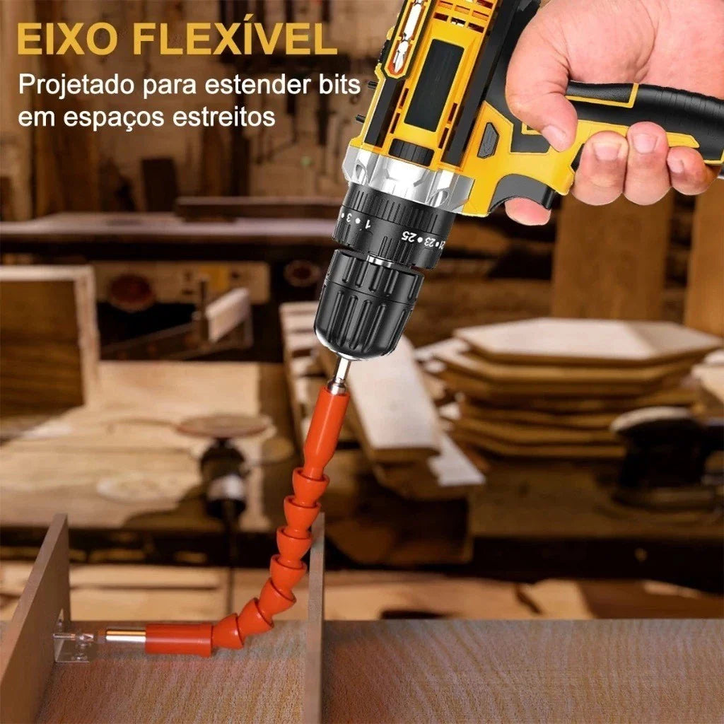 Parafusadeira e Furadeira Sem Fio 48v + 2 Baterias (brinde)